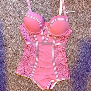 Push up Teddy Bodysuit